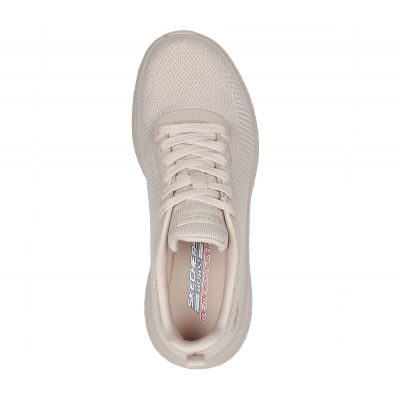 12. Buty Skechers Memory Foam BOBS Squad Chaos W 117209 NUDE