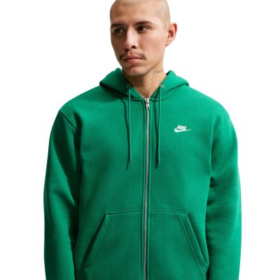 5. Bluza męska Nike Club BB FZ Hoodie zielona FN3861 365