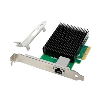 3. Karta sieciowa LevelOne GB PCIe4x 1xRJ45 10Gbps zielona