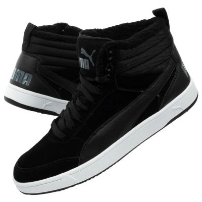 Puma buty męskie Rebound Street czarne za kostkę ocieplane