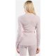 8. Koszulka termoaktywna z długim rękawem damska Odlo ACTIVE WARM BL TOP crew neck l/s różowa