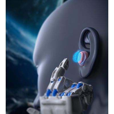 7. Słuchawki Choetech MEMS bezprzewodowe TWS Bluetooth 5.3 - różowe