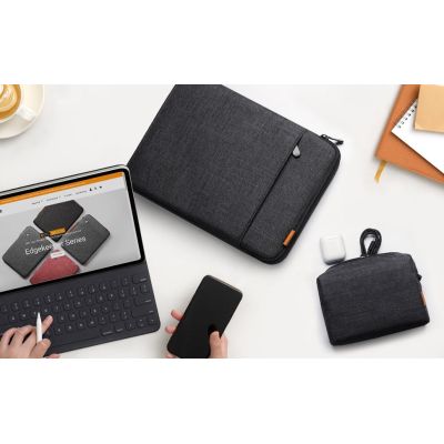 2. Inateck LB01006 38,1 cm (15") Etui kieszeniowe Czarny, Szary