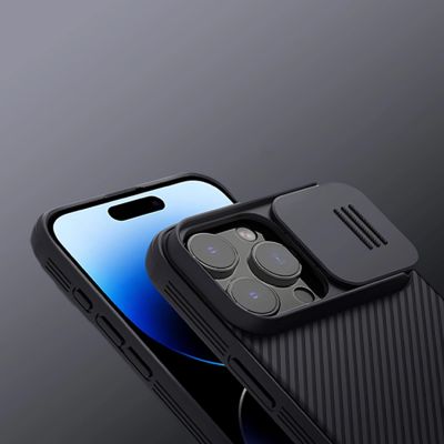 12. Etui Nillkin CamShield Pro Case na iPhone 16 Pro Max z osłoną na aparat - czarne