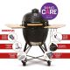 7. Kamado Bono Grande Ceramic Grill 23” Kamado barbecue/grill Wózek Węgiel drzewny (paliwo) Czarny
