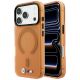 Etui BMW M IML Frosted Metal Logo & Trims MagSafe na iPhone 17 Pro / 18 Pro - pomarańczowe