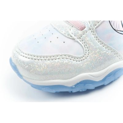 6. Leomil buty sportowe dziecięce sneakersy Stitch lekkie na rzep LED niebieskie