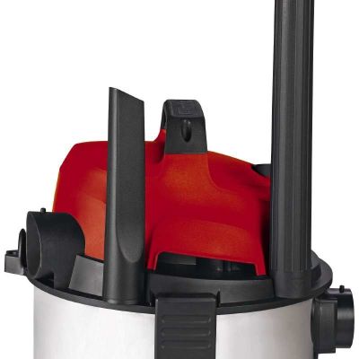 10. Odkurzacz warsztatowy EINHELL TH-VC 1820 S 2342167 (1250W; kolor srebrny)