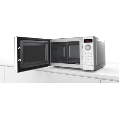4. Bosch Serie 2 FFL023MW0 kuchenka mikrofalowa Biały Mikrofalówka Solo Blat 20 l 800 W