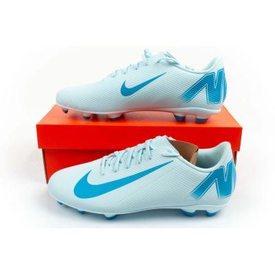 10. Nike buty piłkarskie korki Vapor 16 Club FG/MG lanki niebieskie