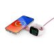 13. Twelve South ButterFly SE - ładowarka bezprzewodowa Qi2 do dwóch urządzeń kompatybilna z MagSafe, kabel USB-C w zestawie (pink)