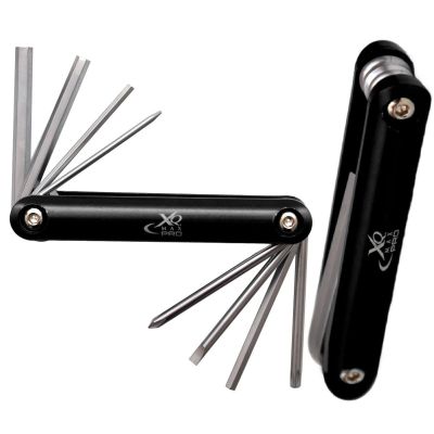 2. ZESTAW NARZĘDZI DO NAPRAWY ROWERU 8W1 XQMAX PRO CZARNY