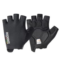 Rękawiczki rowerowe Rockbros TLS004 ROAD TO SKY krótkie amortyzujące M - czarne
