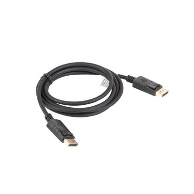 2. Kabel Lanberg  CA-DPDP-10CC-0018-BK (DisplayPort Męski - DisplayPort Męski; 1,8m; czarny)