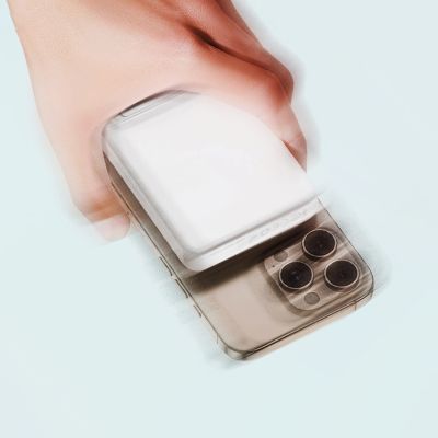 19. Powerbank Wozinsky WLWP-10KA0Y3WS 22,5W PD Qi2 10000 mAh, z podstawką, 1x USB-A, 1x USB-C - biały