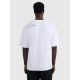 2. T-shirt oversize z nadrukiem męski 4F 4FRAW25TTSHM3257-10S