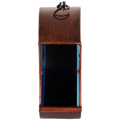 4. DEKORACJA OGRODOWA 22,5x8x22CM WITRAŻ WISZĄCY LAMPION