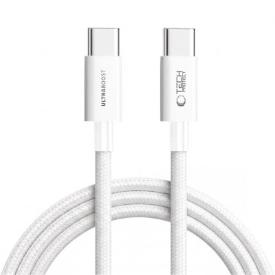 2. Kabel Tech-Protect Ultraboost Lite USB-C / USB-C 60W / 3A 300 cm - biały