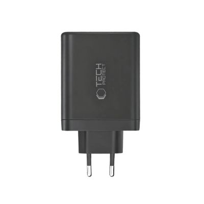 4. Ładowarka sieciowa Tech-Protect NC120W-GAN 4-Porty 120W - czarna