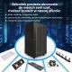 8. Extralink Szafa rack 27U 600x1000 Czarna stojąca