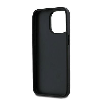 6. Etui DKNY Wrist Strap Stock Logo na iPhone 15 Pro Max - czarne