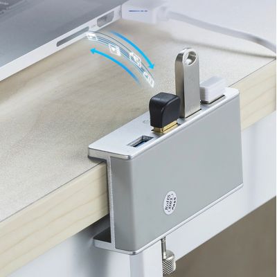 5. Hub Orico MH4PU montowany na zacisk 4x USB-A 3.0 - srebrny