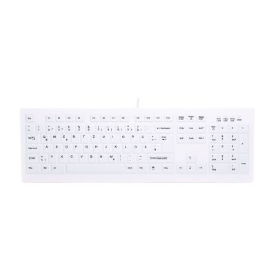 2. CHERRY AK-C8100F-U1-W/GE klawiatura Medyczna USB QWERTZ Niemiecki Biały