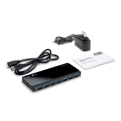 3. Hub TP-LINK UH700 (7x USB 3.0; kolor czarny)