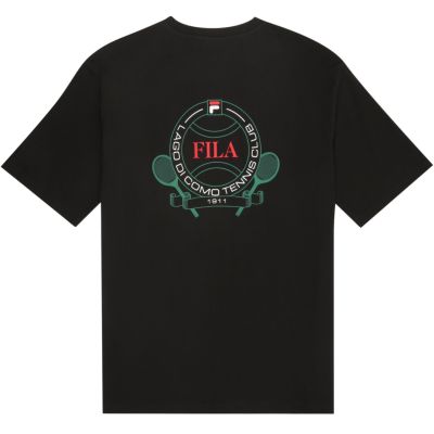 11. Koszulka męska Fila Parella czarna FAM1108 80010