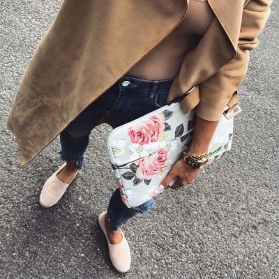 3. Torba Canvaslife Briefcase na laptopa 15-16'' - biało-różowa