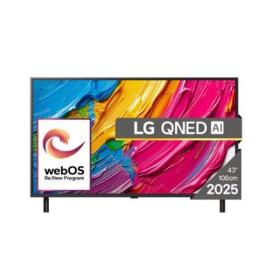 8. LG 43QNED80A3A 43 Telewizor Smart TV webOS 25 UHD Czarny