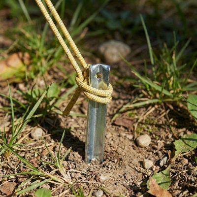 18. ŚLEDZIE SZPILKI DO NAMIOTU 20.5CM KPL.6SZT METALOWE ENERO CAMP