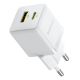 5. Ładowarka sieciowa Baseus Palm 30W USB-C USB-A - biała