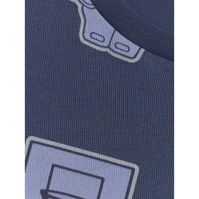 8. T-shirt regular z nadrukiem chłopięcy 4F 4FJRSS26TTSHM3466-31A