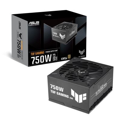 8. ASUS TUF-GAMING-750G-EVO moduł zasilaczy 750 W 20+4 pin ATX ATX Czarny
