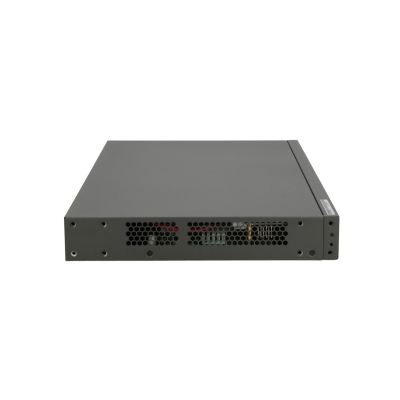 4. FiberHome S4820-28T-X-PE-AC łącza sieciowe Zarządzany L2/L3 Gigabit Ethernet (10/100/1000) Obsługa PoE 1U Czarny, Szary