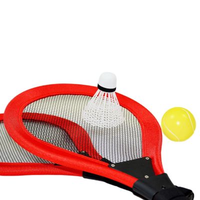 5. ZESTAW 2 RAKIETY LOTKA PIŁKA DO TENISA BADMINTONA ENERO TOYS