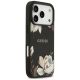 4. Etui Guess Grained Flowers Classic Logo MagSafe do iPhone 17 Pro - czarne