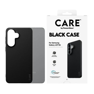 Etui CARE by PanzerGlass Fashion Case na Samsung Galaxy A57 - czarne