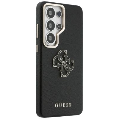 4. Etui Guess Grained Big 4G Metal Logo na Samsung Galaxy S26 Ultra - czarne