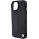 6. Etui BMW MagSafe Leather Hot Stamp na iPhone 15 Plus - czarne