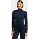 2. Bluza termoaktywna damska Odlo Merino 200 BL Top Turtle Neck LS Half Zip - dark sapphire rozmiar: m