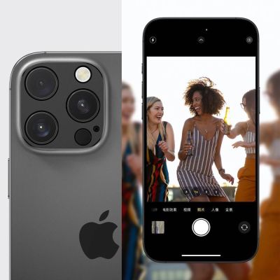 3. Osłona aparatu Tech-Protect Camalloy Fit+ na iPhone 17 Pro Max - srebrna
