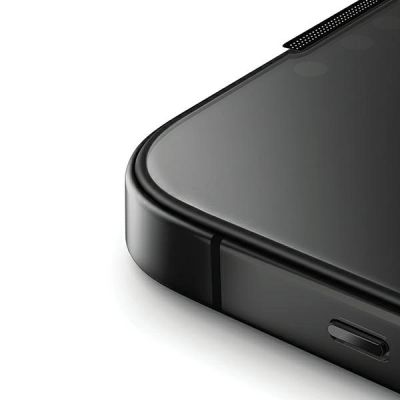 3. Szkło UNIQ Optix Privacy hartowane prywatyzujące na iPhone 15 Pro z aplikatorem