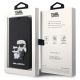 7. Etui Karl Lagerfeld Saffiano Karl&Choupette na iPhone 14 Pro - czarne