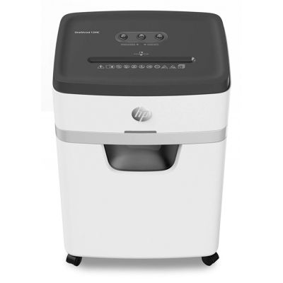 2. HP ONESHRED Niszczarka 12MC, mikrościnki, P-5, 12 kart., 25l, jasnoszara