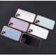 9. Lighting Color Case etui do Samsung Galaxy A73 5G żelowy pokrowiec ze złotą ramką niebieski