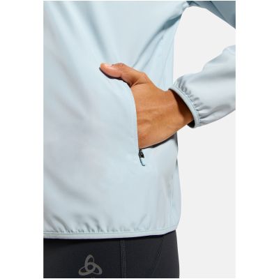 4. Kurtka damska ODLO Jacket ESSENTIAL LIGHT niebieska