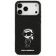 3. Etui Karl Lagerfeld Silicone Karl Sketch & Logo MagSafe na iPhone 17 Pro Max - czarne