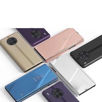 5. Clear View Case etui Huawei nova 8i pokrowiec z klapką czarne
